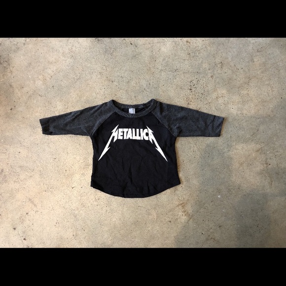 metallica baseball tee